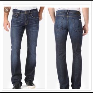 Hudson Clifton 5 Pocket  dark wash relaxed fit bootcut jeans size 34x35